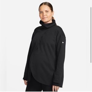 Nike Top / Jacket Womens Maternity SMALL Black Pullover